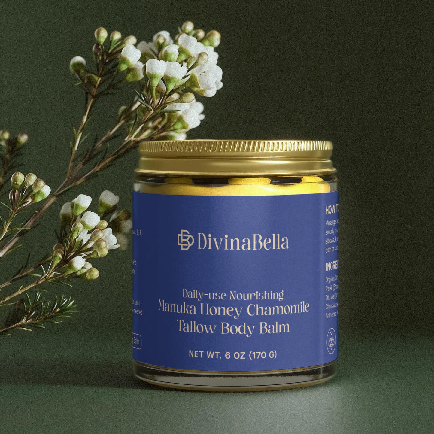 Manuka Honey Chamomile Tallow Body Balm